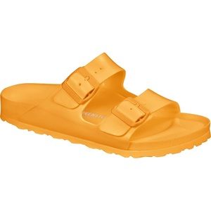Neon Orange Birkenstocks